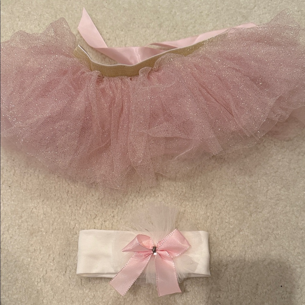 Toby Nordstrom Pink Tutu and Headband Set 12 to 18 months